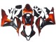 2007-2008 Honda CBR600RR Motorcycle Fairing - Orange Matte Black Canada