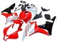 2007-2008 Honda CBR600RR Motorcycle Fairing - White Red Glossy Black Canada