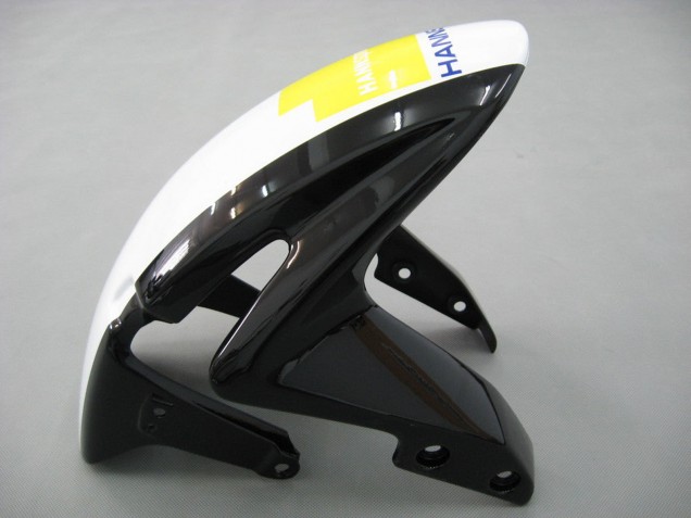 2007-2008 Honda CBR600RR Motorcycle Fairings - White Green Yellow Glossy Black Hannspree Canada