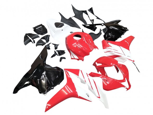 2009-2012 Honda CBR600RR Motorcycle Fairing Kits - White Red Glossy Black Canada
