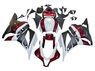 2009-2012 Honda CBR600RR Motorcycle Fairings - White Red Matte Black Canada