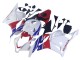 2009-2012 Honda CBR600RR Motorcycle Fairings - White Red Blue Canada