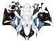 2009-2012 Honda CBR600RR Motorcycle Fairings Kit - White Blue Glossy Black Canada