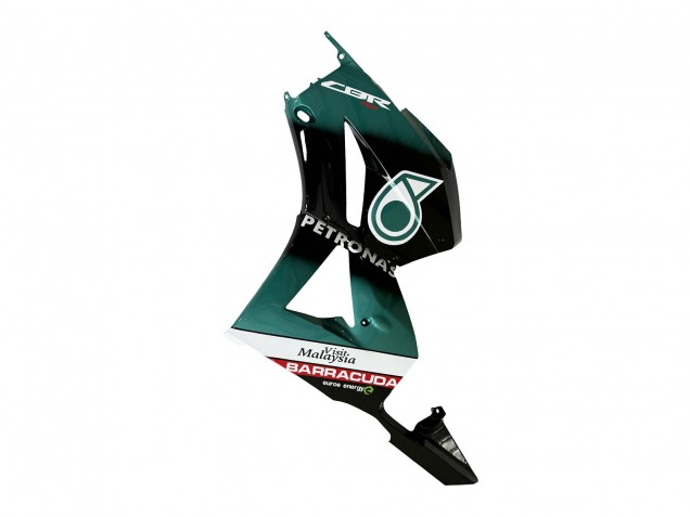 2013-2023 Honda CBR600RR Motorcycle Fairing - Teal Blue Glossy Black Petronas 20 Canada