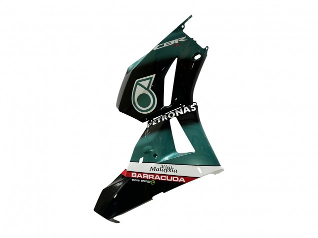 2013-2023 Honda CBR600RR Motorcycle Fairing - Teal Blue Glossy Black Petronas 20 Canada