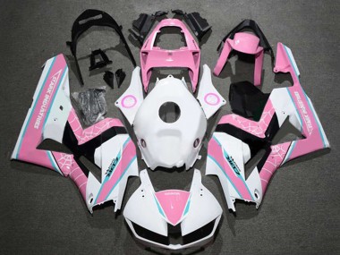 2013-2023 Honda CBR600RR Motorcycle Fairings - White Pink Canada