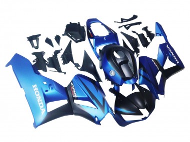 2013-2023 Honda CBR600RR Motorcycle Fairings - Blue Matte Black Racing Canada