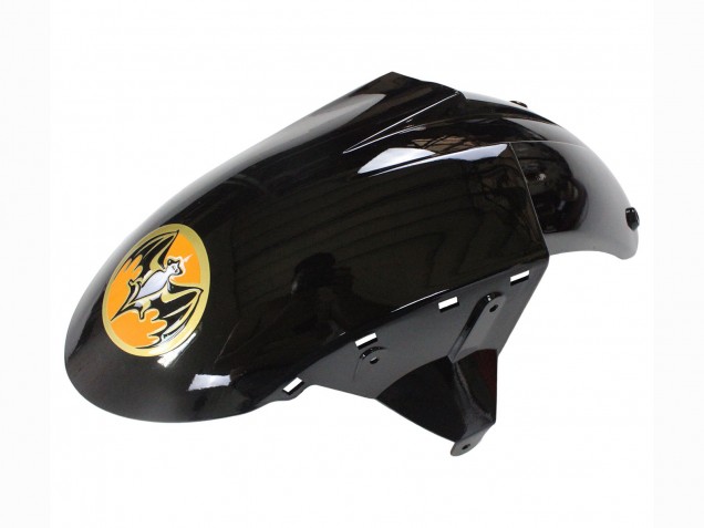 2006-2007 Kawasaki ZX10R Motorcycle Fairings - Black Red Gold BACARDI Canada