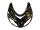 2006-2007 Kawasaki ZX10R Motorcycle Fairings - Black Red Gold BACARDI Canada