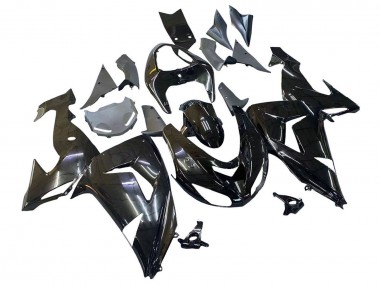 2006-2007 Kawasaki ZX10R Motorcycle Fairings - Glossy Black Canada