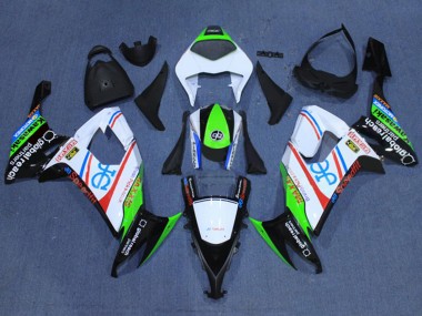 2008-2010 Kawasaki ZX10R Motorcycle Fairings - White Fluorescent Green Red Black Canada