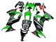2008-2010 Kawasaki ZX10R Motorcycle Fairings - Green White Red Black Monster Elf 66 Canada