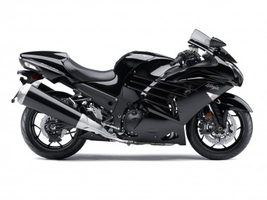 2012-2024 Kawasaki ZX14R ZZR1400 Motorcycle Fairings - Glossy Black Matte Black White Ninja Canada