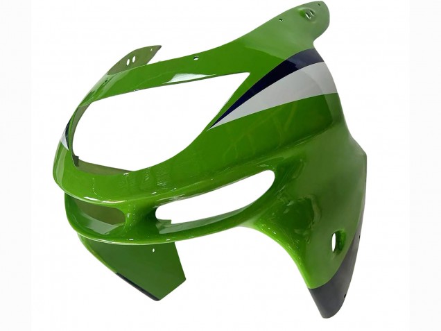 1998-1999 Kawasaki ZX6R Motorcycle Fairings - Green White Blue Silver Glossy Black Canada