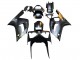 2003-2004 Kawasaki ZX6R Motorcycle Fairings - Matte Black Gold 636 Canada