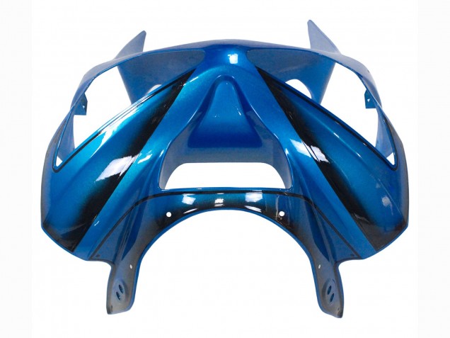 2003-2004 Kawasaki ZX6R Motorcycle Fairings - Blue White Red Shark Canada
