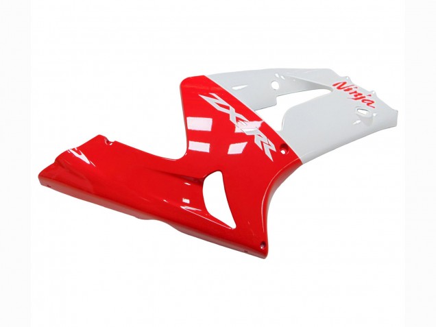 2003-2004 Kawasaki ZX6R Motorcycle Fairings - White Red Canada