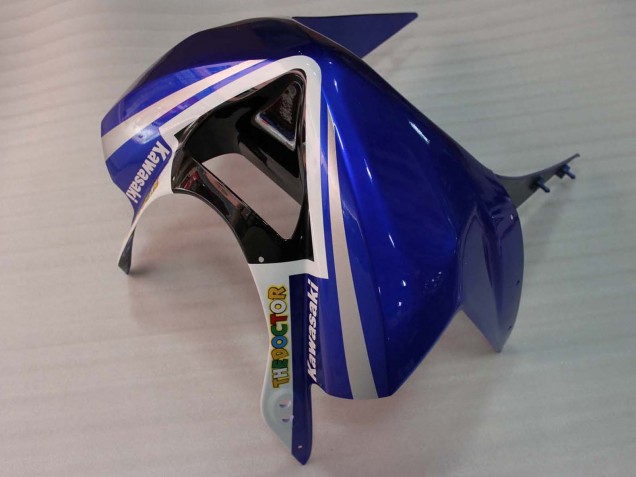 2003-2004 Kawasaki ZX6R Motorcycle Fairings - White Blue Red Fiat Canada