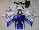 2003-2004 Kawasaki ZX6R Motorcycle Fairings - White Blue Red Fiat Canada