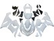 2005-2006 Kawasaki ZX6R Motorcycle Fairings - White Canada