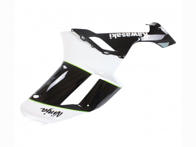 2007-2008 Kawasaki ZX6R Motorcycle Fairings - Black White Ninja Canada