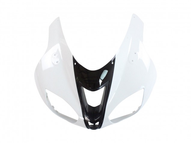 2007-2008 Kawasaki ZX6R Motorcycle Fairings - Black White Ninja Canada