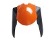 2007-2008 Kawasaki ZX6R Motorcycle Fairings - Orange Black Ninja Canada