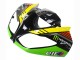 2009-2012 Kawasaki ZX6R Motorcycle Fairings - Green Glossy Black Yellow White Red Elf Monster Canada