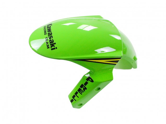 2009-2012 Kawasaki ZX6R Motorcycle Fairings - Green Glossy Black Yellow White Red Elf Monster Canada