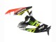 2009-2012 Kawasaki ZX6R Motorcycle Fairings - Green Glossy Black Yellow White Red Elf Monster Canada