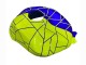 2019-2022 Kawasaki ZX6R Motorcycle Fairings - Blue Yellow Canada