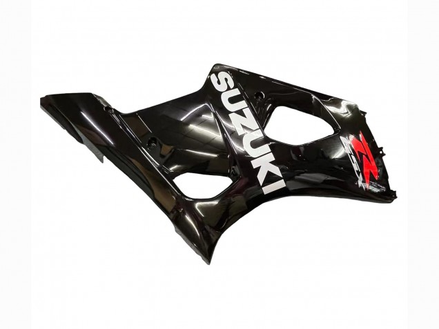 2003-2004 Suzuki GSXR 1000 Motorcycle Fairings - Glossy Black White Red Decals Canada