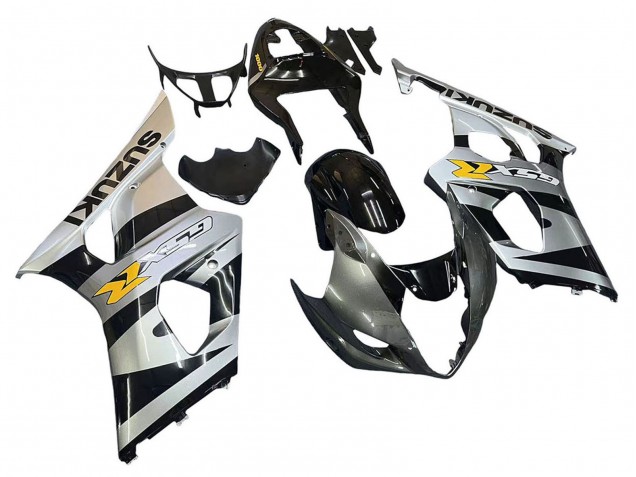 2003-2004 Suzuki GSXR 1000 Motorcycle Fairings - Glossy Black Silver Grey Yellow Canada