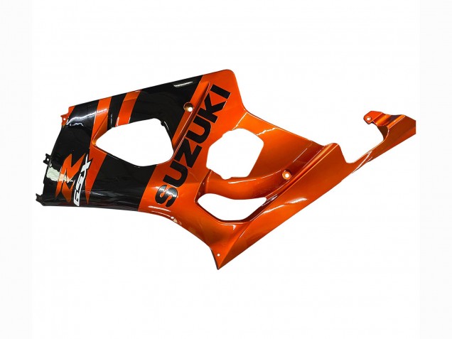 2003-2004 Suzuki GSXR 1000 Motorcycle Fairing - Burnt Orange Glossy Black Canada