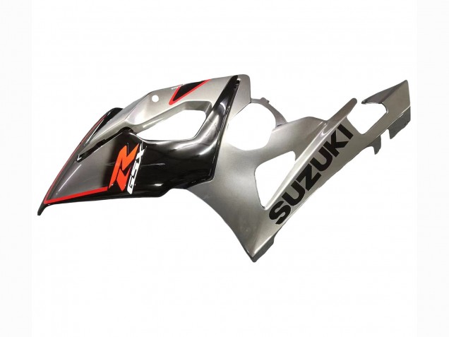 2005-2006 Suzuki GSXR 1000 Motorcycle Fairing - Silver Black Red Canada