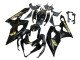 2005-2006 Suzuki GSXR 1000 Motorcycle Fairings - Glossy Black Gold Decal Canada