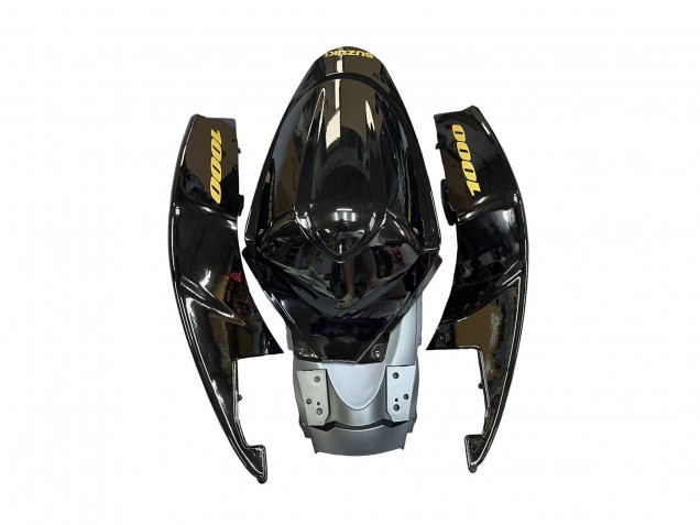 2005-2006 Suzuki GSXR 1000 Motorcycle Fairings - Glossy Black Gold Decal Canada