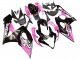 2005-2006 Suzuki GSXR 1000 Motorcycle Fairings - Glossy Black Pink Canada