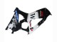 2007-2008 Suzuki GSXR 1000 Motorcycle Fairings - Glossy Black White West Canada