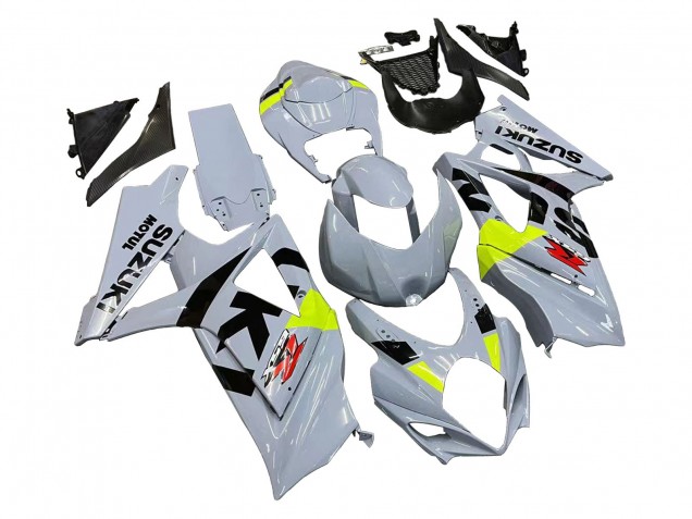 2007-2008 Suzuki GSXR 1000 Motorcycle Fairings - Light Grey Green Black Canada