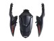 2007-2008 Suzuki GSXR 1000 Motorcycle Fairings - Matte Black Red Decal Canada