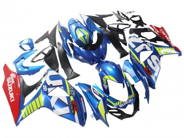 2009-2016 Suzuki GSXR 1000 Motorcycle Fairings - Light Blue Green Red Motul Canada