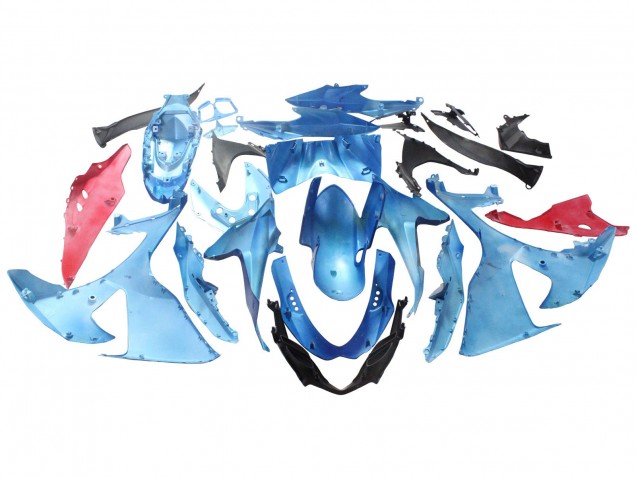 2009-2016 Suzuki GSXR 1000 Motorcycle Fairings - Light Blue Green Red Motul Canada