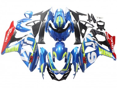 2009-2016 Suzuki GSXR 1000 Motorcycle Fairings - Light Blue Green Red Motul Canada