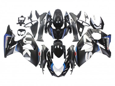 2009-2016 Suzuki GSXR 1000 Motorcycle Fairings - Matte Black White Blue Canada