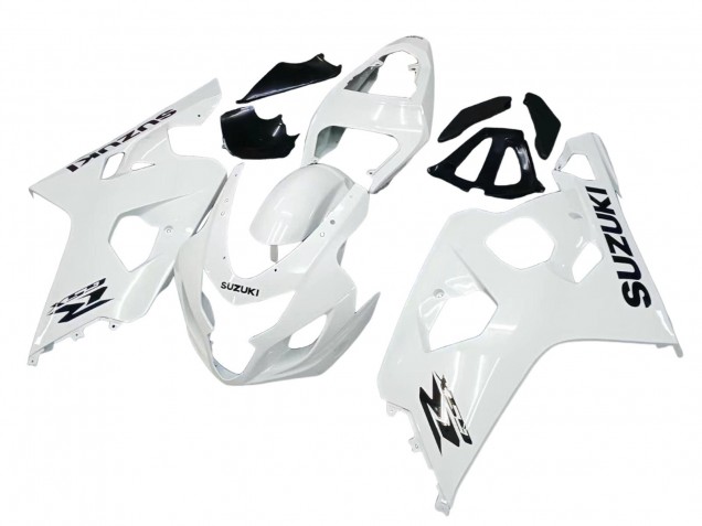 2004-2005 Suzuki GSXR 600 / GSXR 750 Motorcycle Fairings - Pearl White Canada