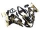 2004-2005 Suzuki GSXR 600 / GSXR 750 Motorcycle Fairings - Glossy Black Gold Corona Canada