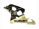 2004-2005 Suzuki GSXR 600 / GSXR 750 Motorcycle Fairings - Glossy Black Gold Corona Canada