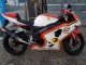 2004-2005 Suzuki GSXR 600 / GSXR 750 Motorcycle Fairings - White Red Yellow Michelin Texaon Heron 7 Canada
