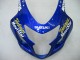 2004-2005 Suzuki GSXR 600 / GSXR 750 Motorcycle Fairings - Blue White Yellow Green Telefonica Motul MoviStar Canada